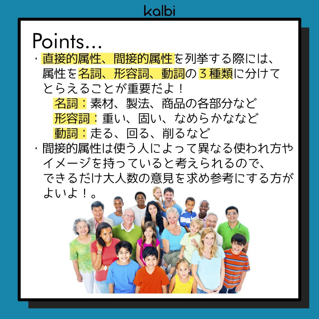 Attribute Listing Method - ポイント