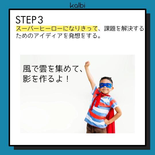 スーパーヒーロー法 - ステップ4